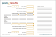 Goals & Results Pad